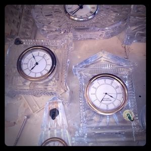Waterford crystal clocks